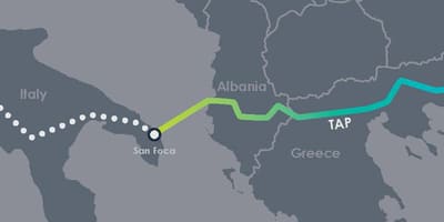 Χάρτης του ταρ στην Αλβανία